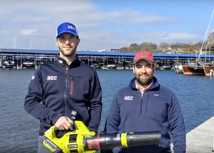Boat Brim Presents: The Leaf Blower Challenge (Video)