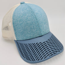 Boat Brim Teal and Peackock Trucker Hat