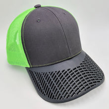 Boat Brim Green Mesh Trucker Hat