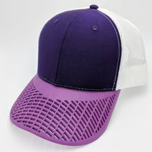 Boat Brim Purple Trucker Hat