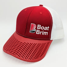 Boat Brim Trucker Hat - Red