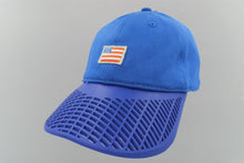 Small American Flag Hat - Blue Brim