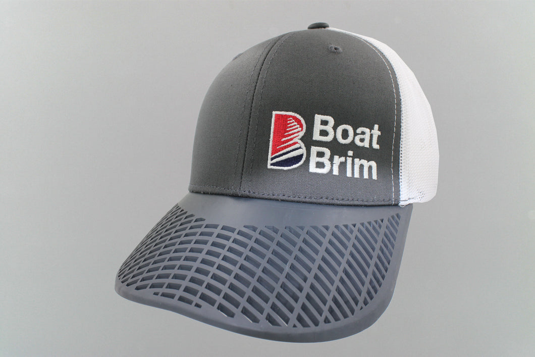 Boat Brim Trucker Hat - Charcoal