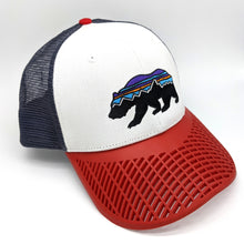 LIMITED EDITION: Patagonia Fitz Roy Bear Red Brim Trucker Hat