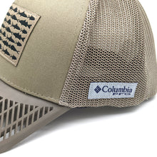 LIMITED EDITION: Columbia PFG Fitted Flag Hat, Brown Brim