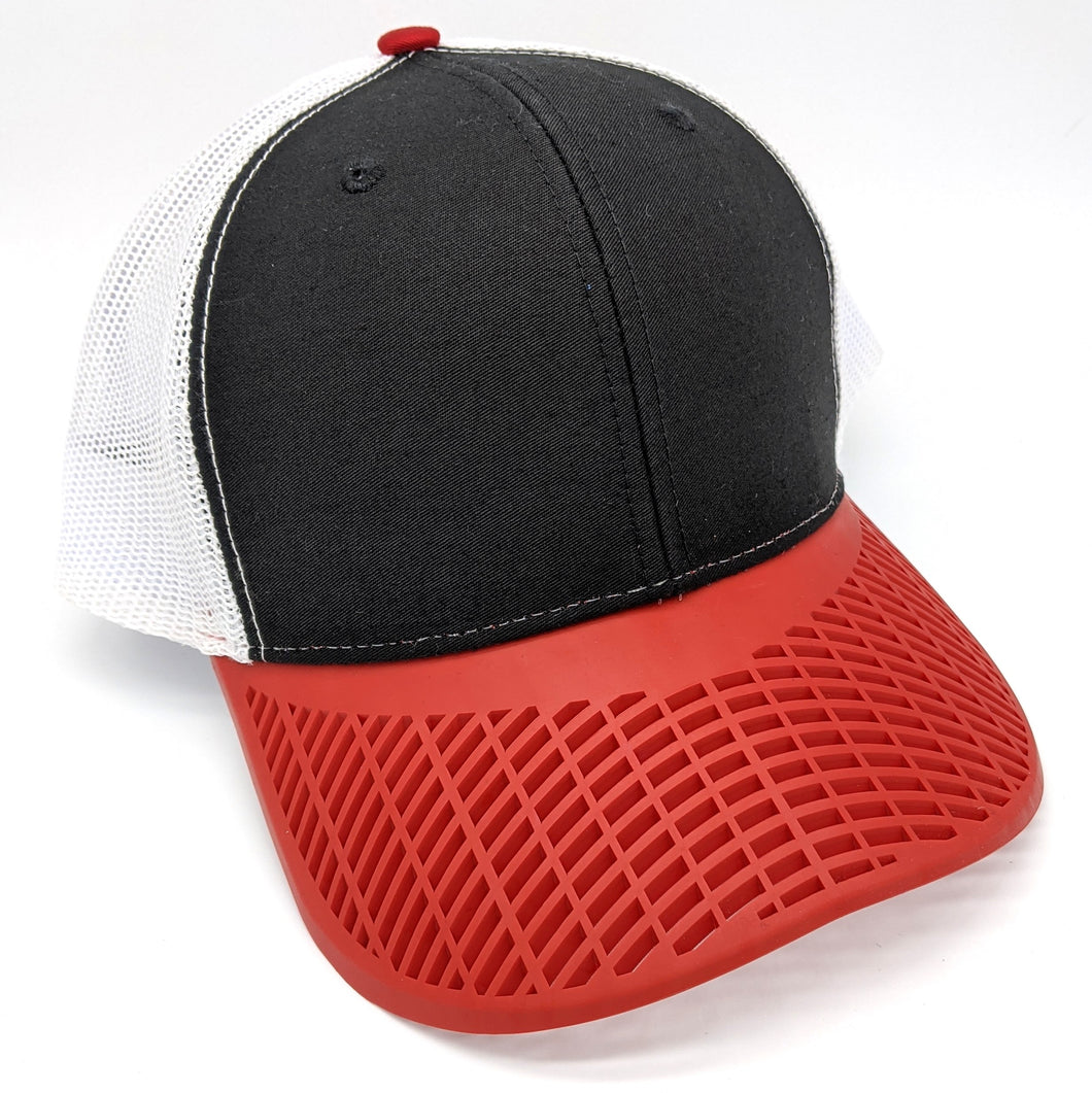 Black, White, & Red Trucker Hat