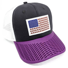 'Wave' Trucker Hat - Grey/Purple