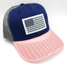 'Wave' Trucker Hat - Blue/Pink