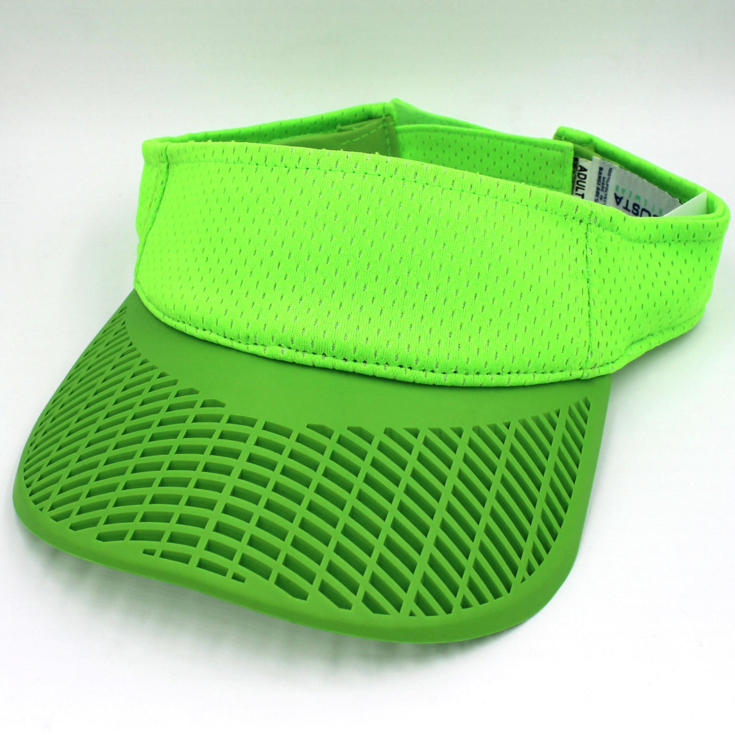 Performance Neon Visor - Neon Green Performance Visor w/ Neon Brim