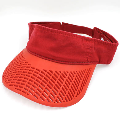 Red Visor - Red Visor w/ Red Brim