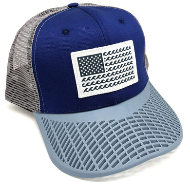 'Wave' Trucker Hat - Blue/Dusk